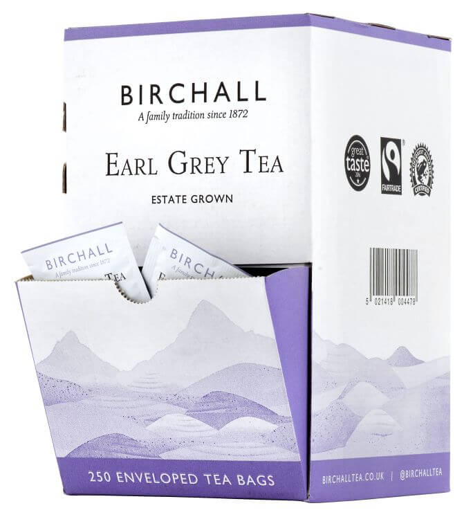 Birchall Earl Grey Fairtrade Rainforest Envelope Tea Bags