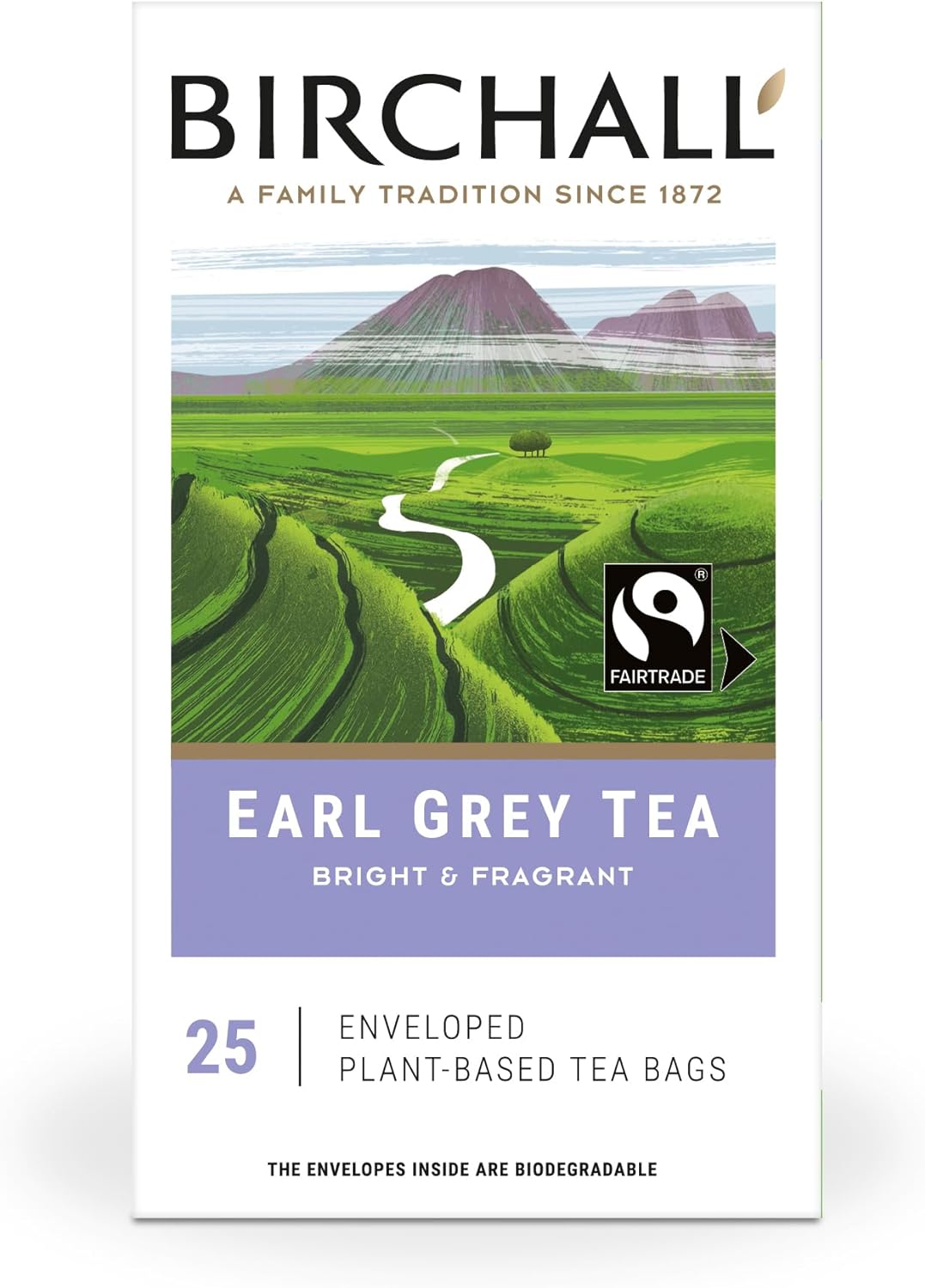Birchall Earl Grey Fairtrade Rainforest Envelope Tea Bags