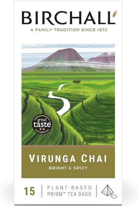 Birchall Virunga Chai Rainforest Prism Tea Bags