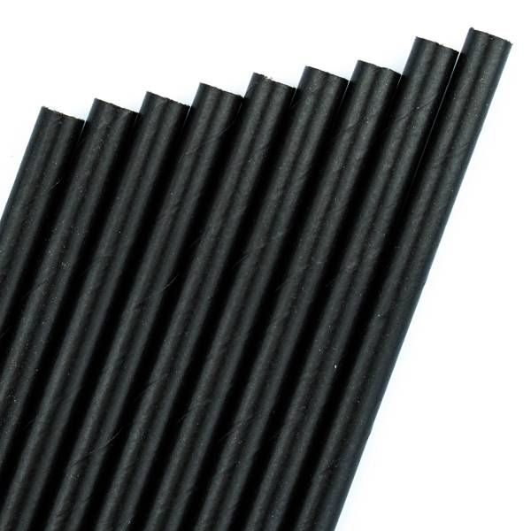 Black Paper Straws
