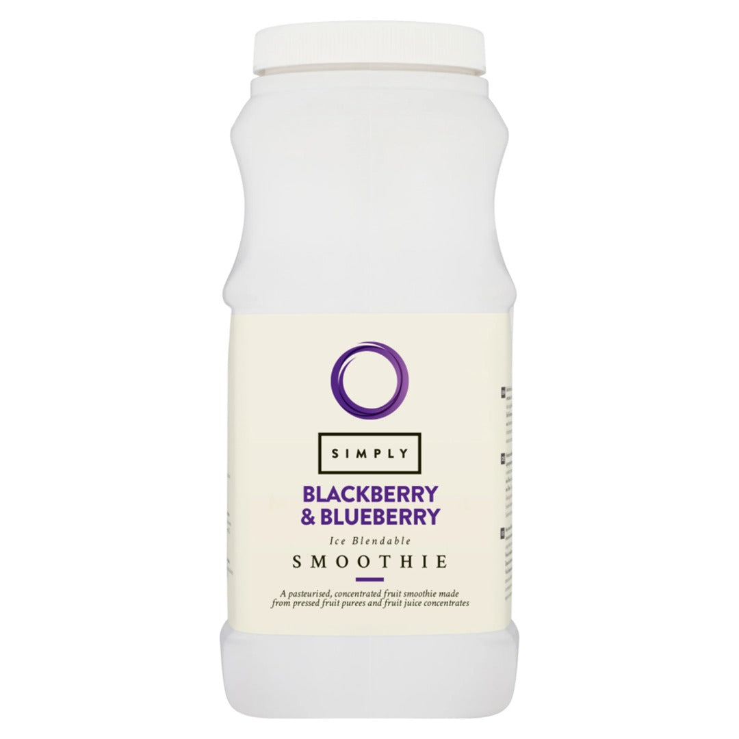 Simply Blueberry & Blackberry Smoothie 12 x 1 Litre