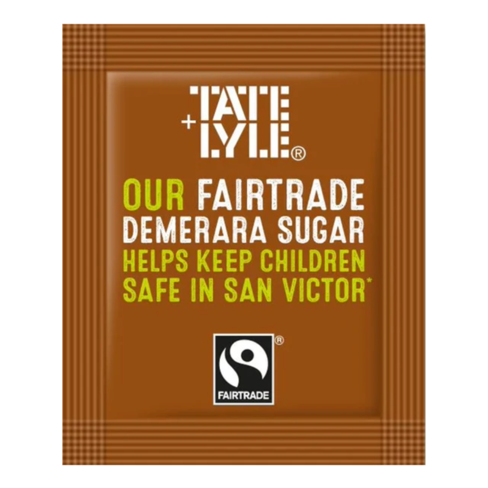 Brown Fairtrade Sugar Sachets - Tate & Lyle 