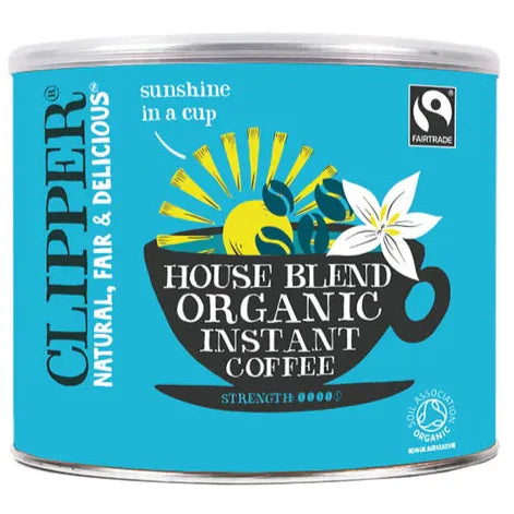 Clipper Fairtrade Organic House Blend Coffee Tin (4 x 500g)