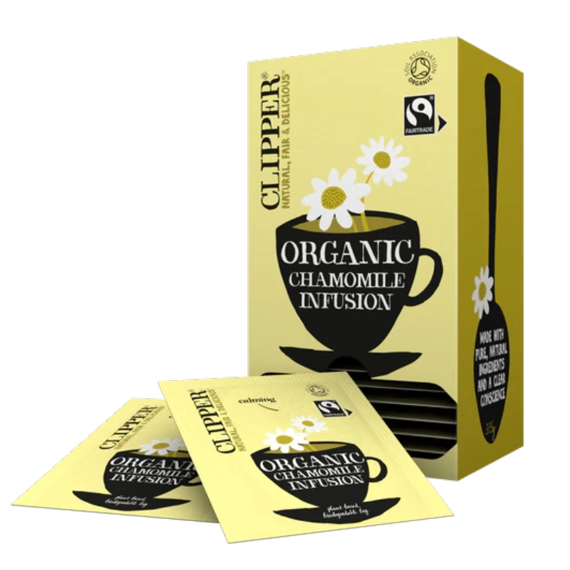 Clipper Fairtrade Organic Chamomile Envelope Tea Bags 