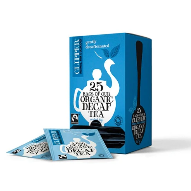 Clipper Fairtrade Organic Decaffeinated Envelope Tea Bags