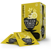 Clipper Organic Lemon And Ginger Envelope Tea Bags 