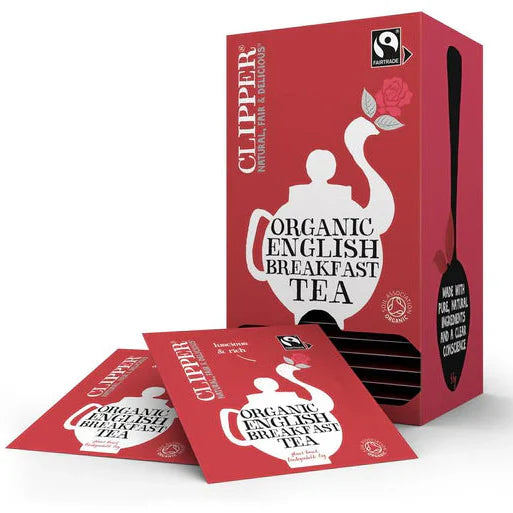 Clipper Fairtrade English Breakfast Envelope Tea Bags