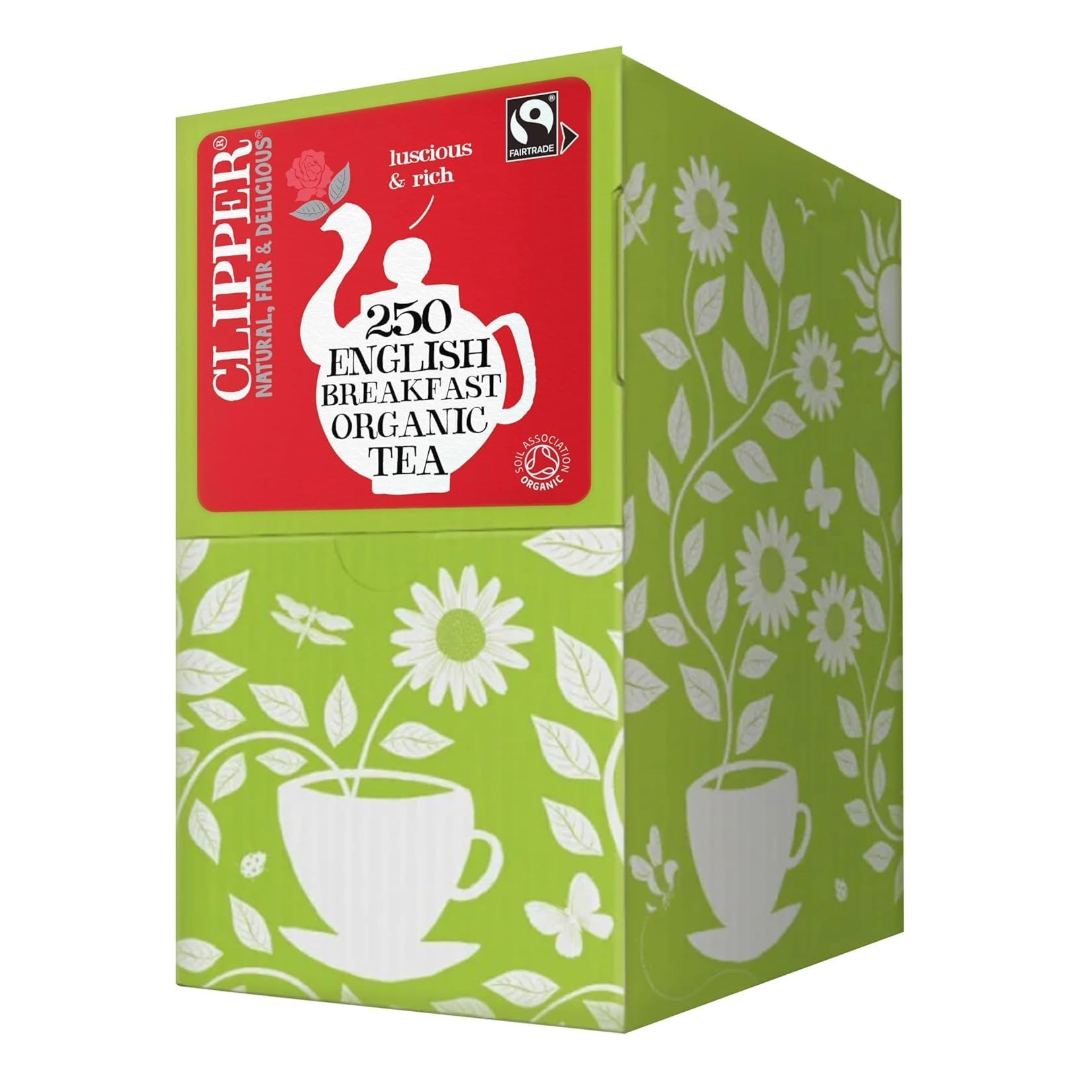 Clipper Organic English Breakfast Enveloped Tea Bags (250)