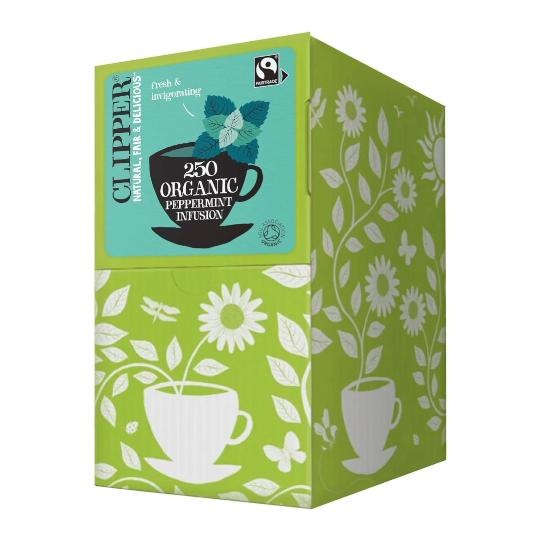 Clipper Organic Peppermint Enveloped Tea Bags (250)