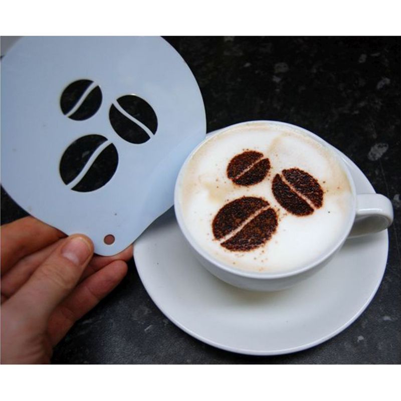 Coffee Bean Stencil