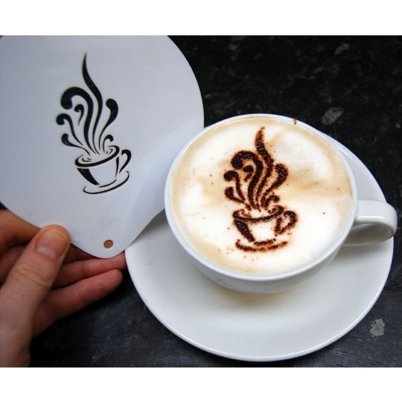 Coffee Cup Latte Art Stencil
