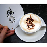 Coffee Cup Latte Art Stencil