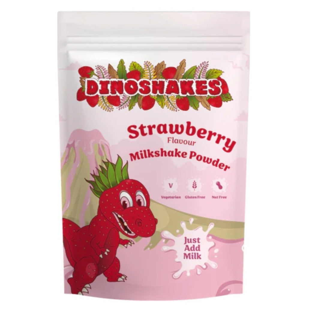 Dinoshakes Strawberry Milkshake Powder (1kg Bag)