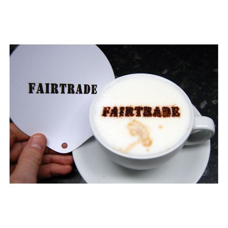Fairtrade Latte Art Coffee Stencil
