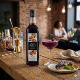 1883 Maison Routin Blueberry Muffin - 1 Litre Syrup (Glass Bottle)