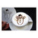 Happy Snowman Latte Art Coffee Stencil