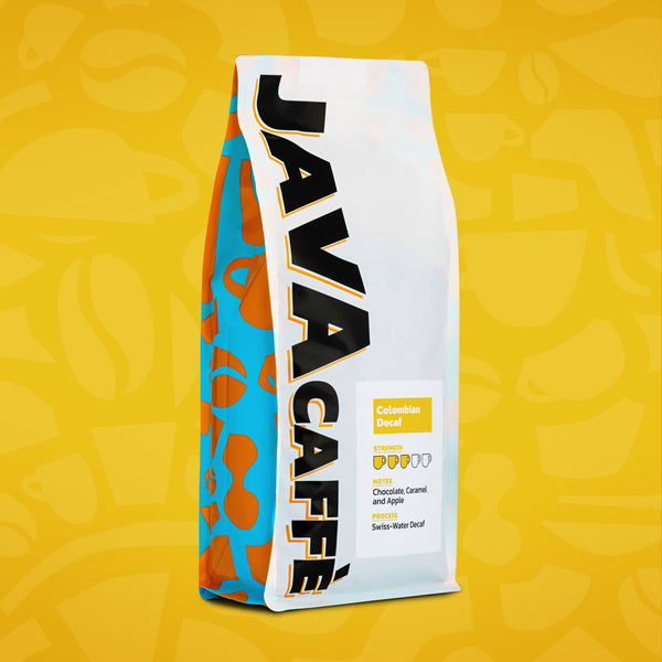 Java Caffe 100% Arabica Colombian Decaf Coffee Beans | 1kg Bag – Bulk ...