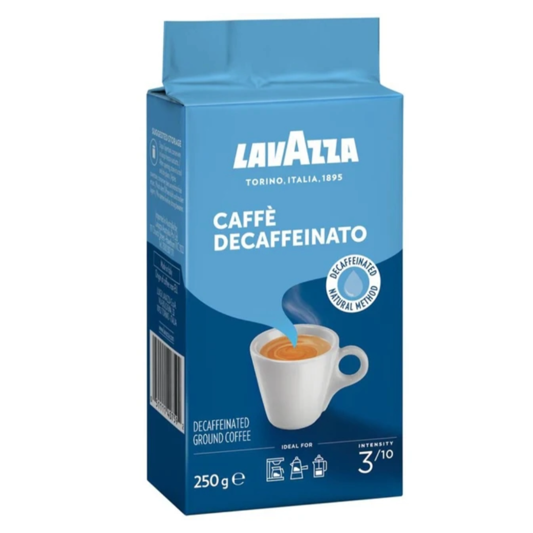 Lavazza Decaffeinato Decaf Ground Coffee