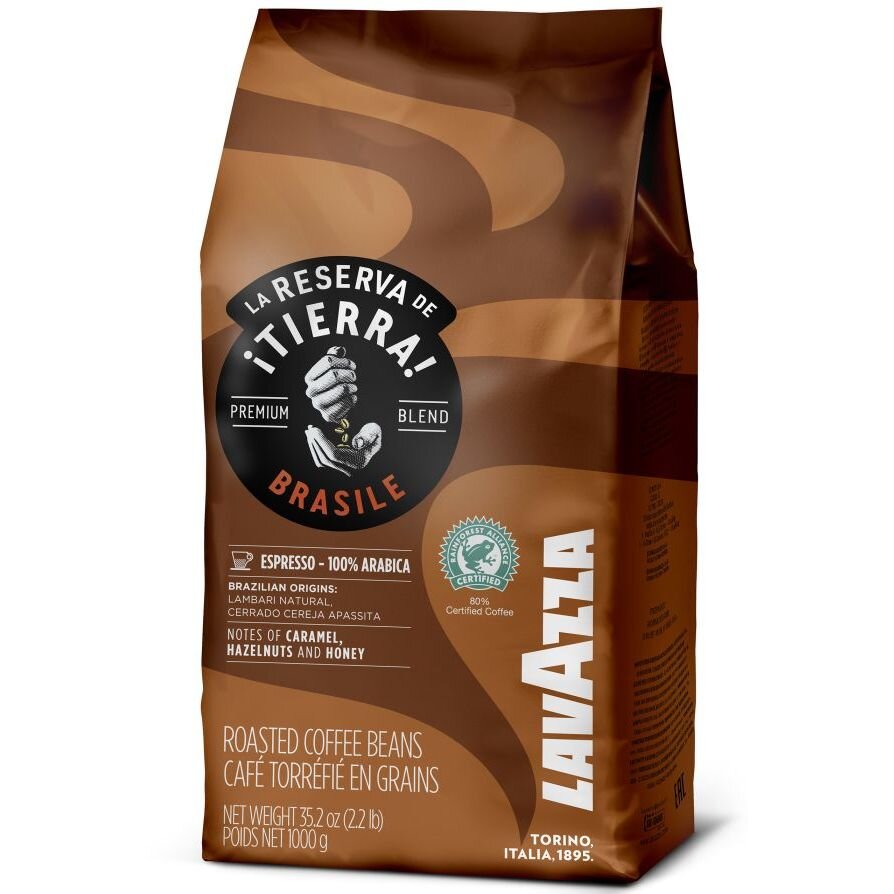 Lavazza "Origin" Tierra Brasile 100% Arabica Beans (6 x 1 Kg)