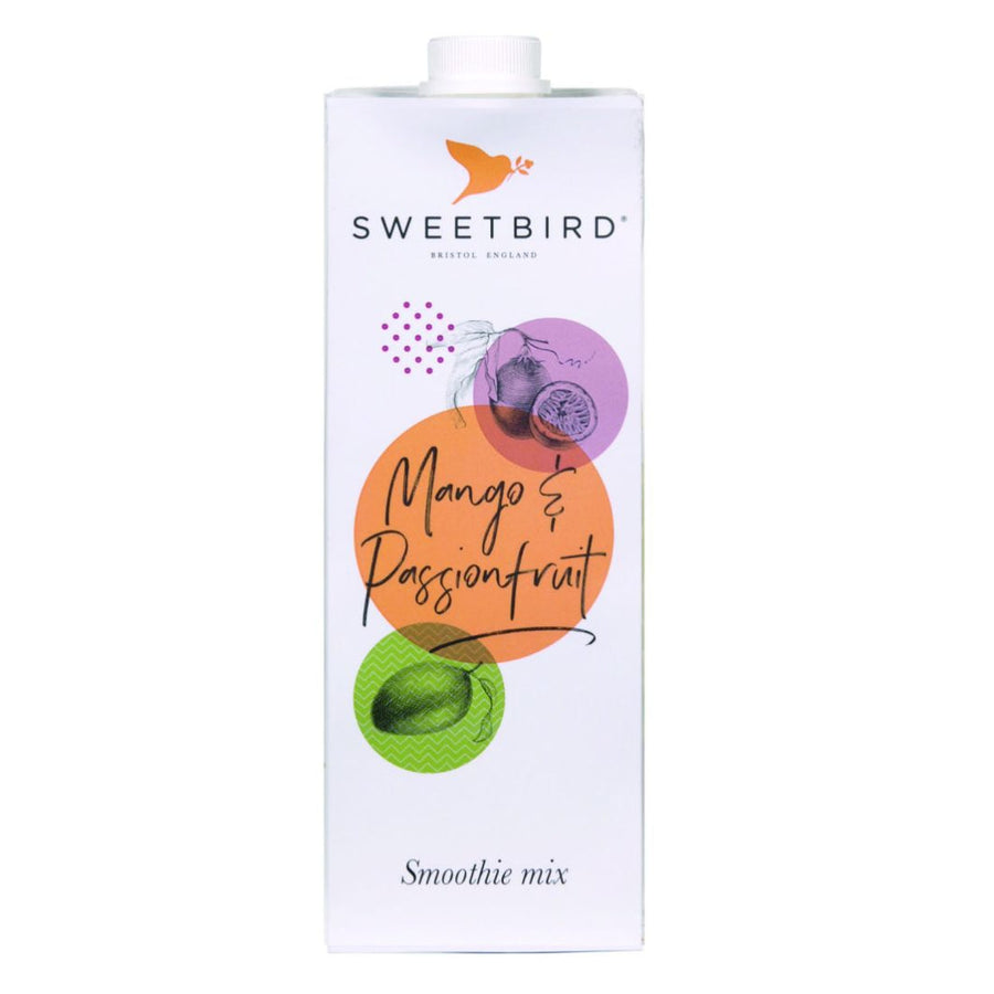 Sweetbird Smoothie Mix - Mango & Passionfruit - 8 x 1 Litre