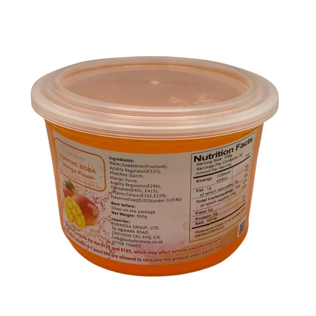 Mango Pearls Popping Juice Balls