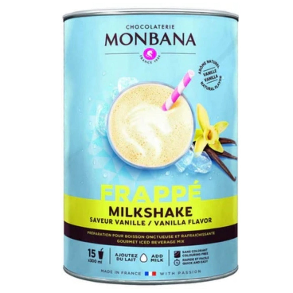 Monbana Vanilla Milkshake / Frappe Powder (1kg Tin)