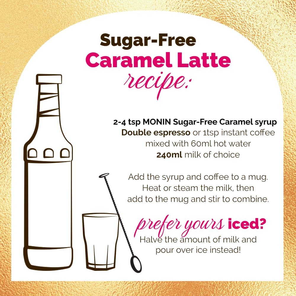 Monin Sugar Free Caramel Syrup