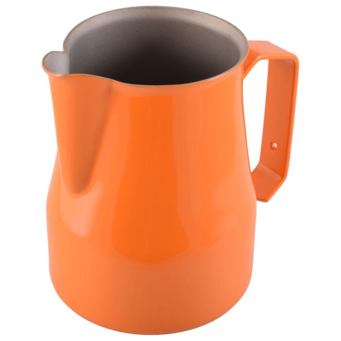 Motta Orange Teflon Coated Milk Frothing Jug