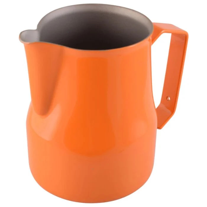 Motta Orange Teflon Coated Milk Frothing Jug