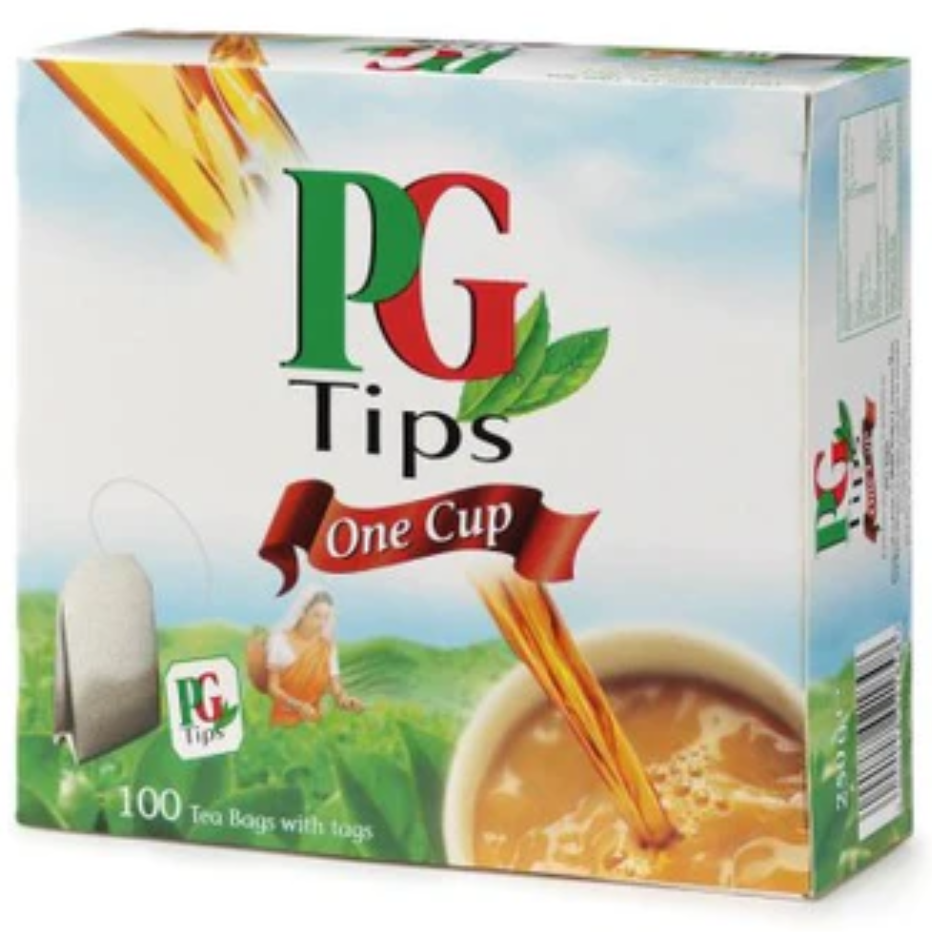 PG Tips Tagged Tea Bags (100)
