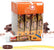 Box of Pan Ducale biscotti with chocolate pieces on a white background