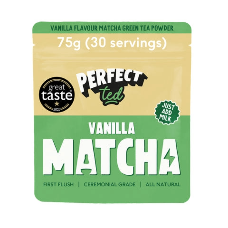 Perfect Ted Vanilla Matcha | 75g Resealable Pouch – Bulk Coffee