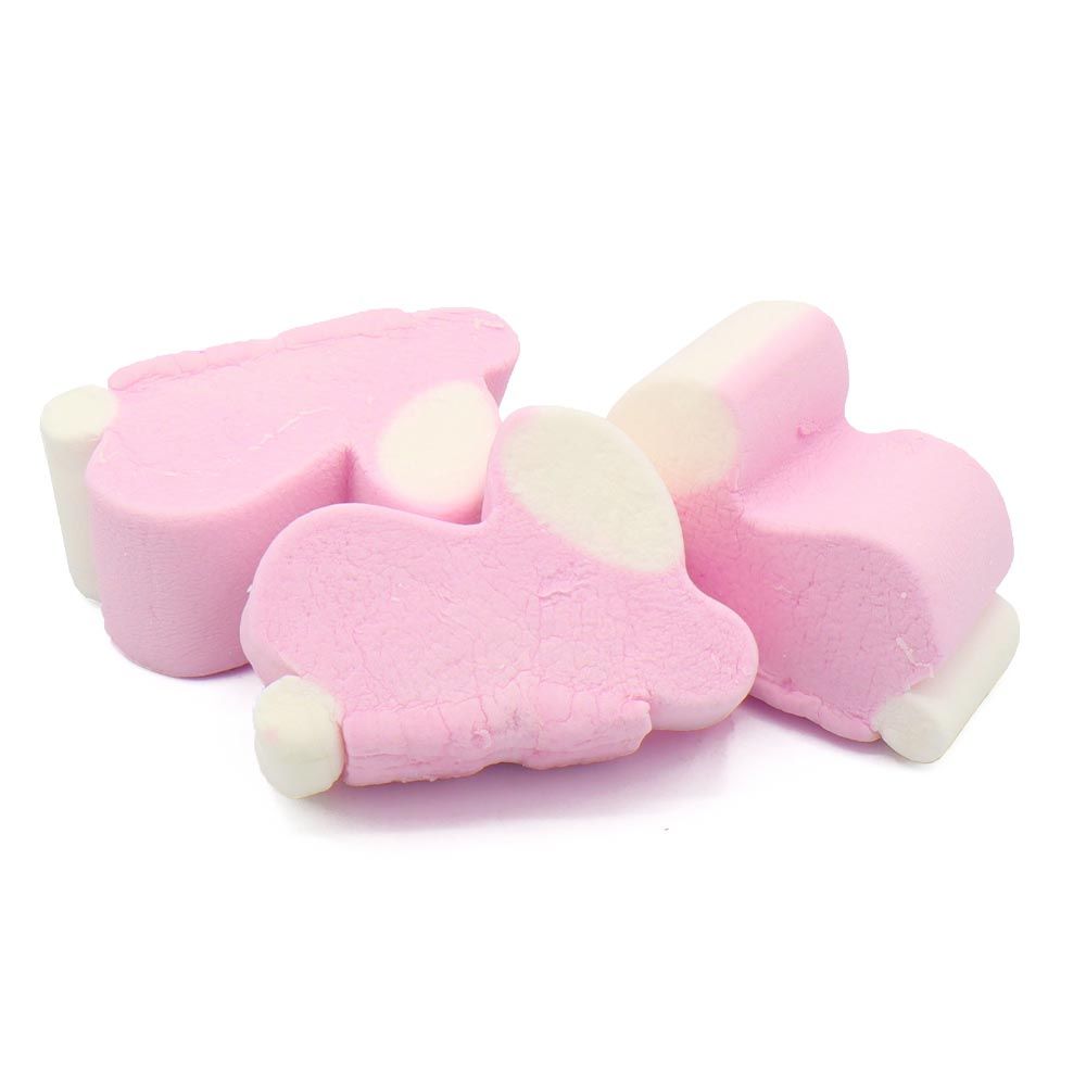 Pink White Bunny Marshmallows