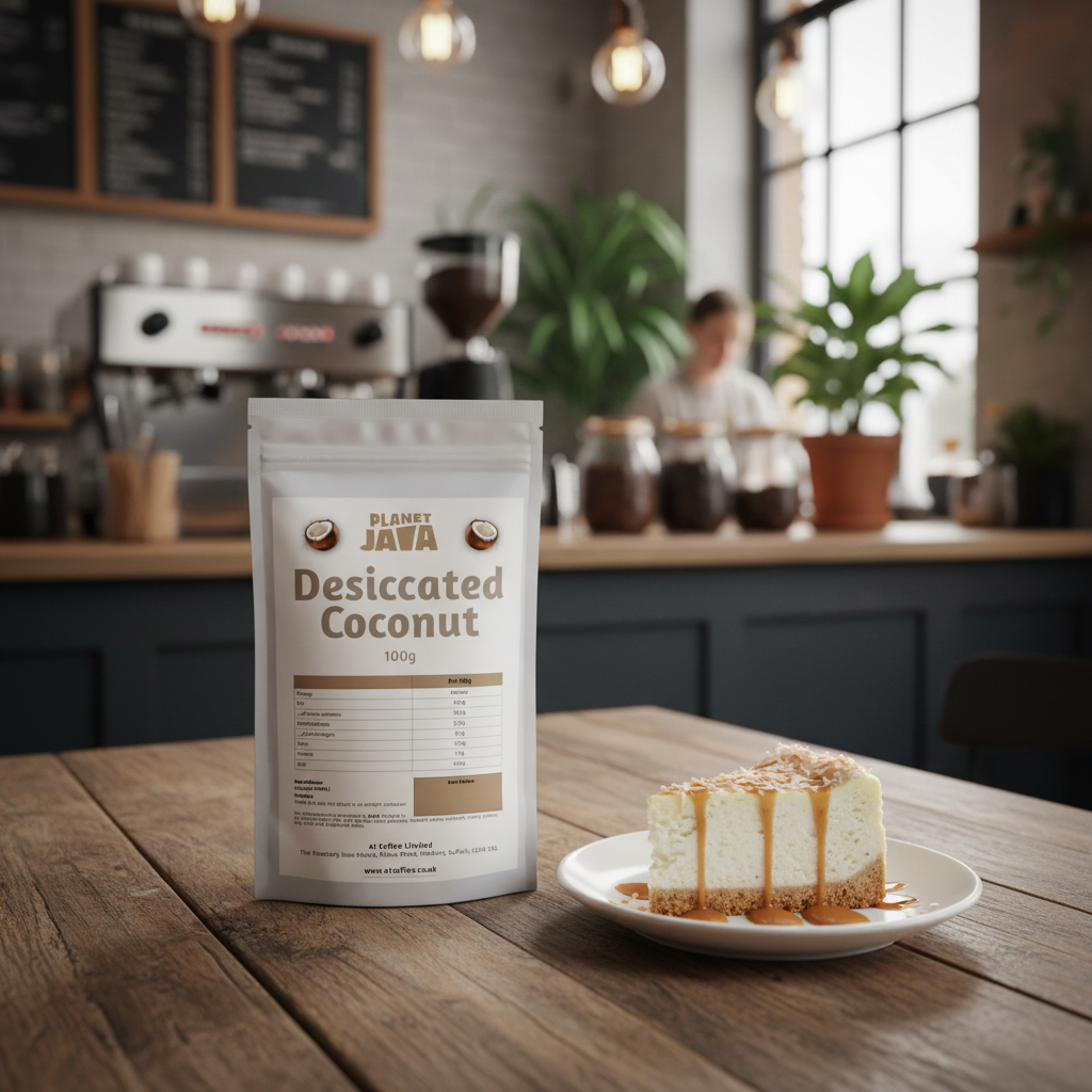Planet Java Desiccated Coconut | 100g Resealable Pouch – Bulk Coffee