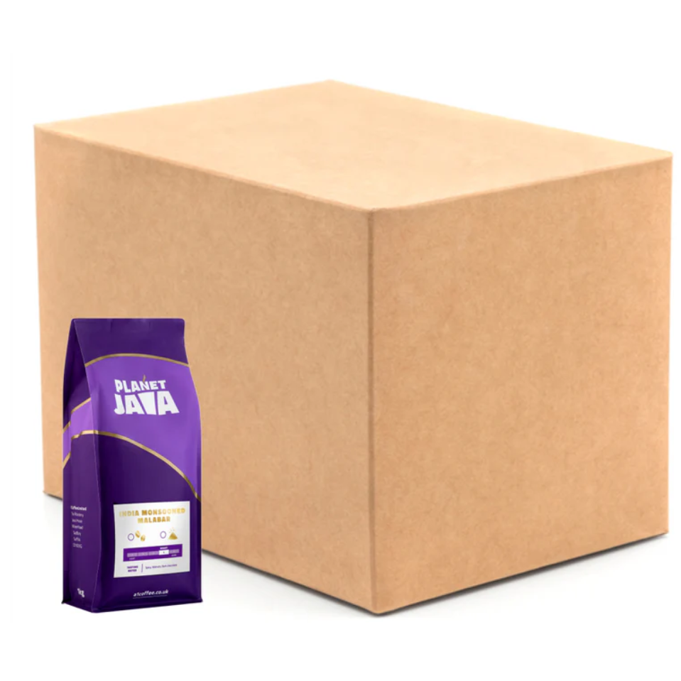 Planet Java Monsooned Malabar AA 100% Arabica Coffee Beans 