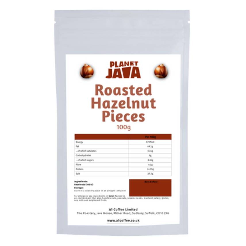 Planet Java Roasted Hazelnut Pieces (100g)