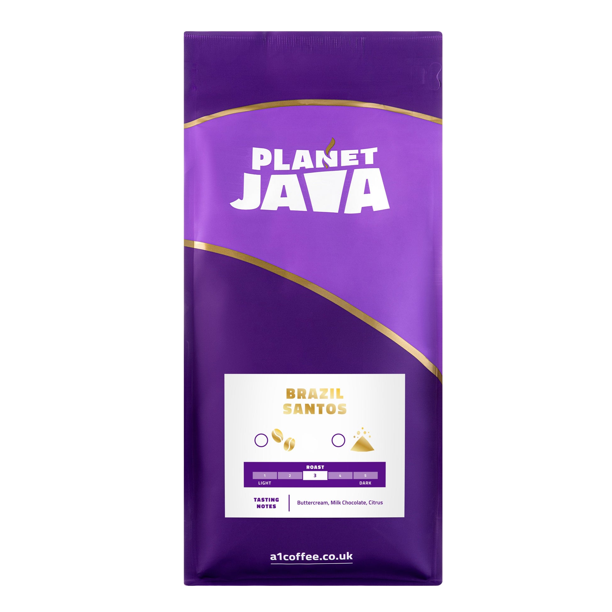 Planet Java Brazilian Santos 100% Arabica Coffee Beans