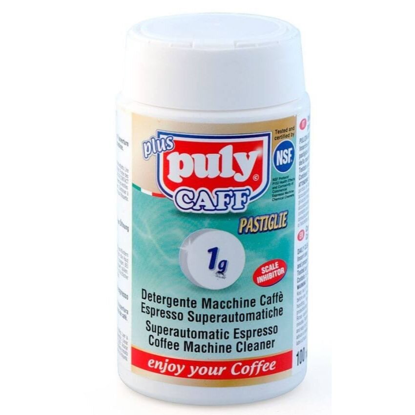 Puly Caff Espresso Machine Cleaning Tablets 1g x 100 – Bulk Coffee