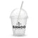 Shmoo Branded Milkshake Cups, Lids &amp; Straws (13oz)