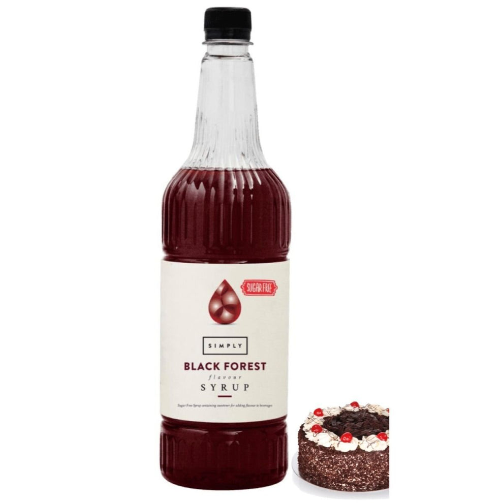Simply Black Forest Sugar Free Syrup 1 Litre Plastic Bottle Bulk Coffee simply-black-forest-sugar-free-syrup-1-litre-plastic-bottle-bulk-coffee