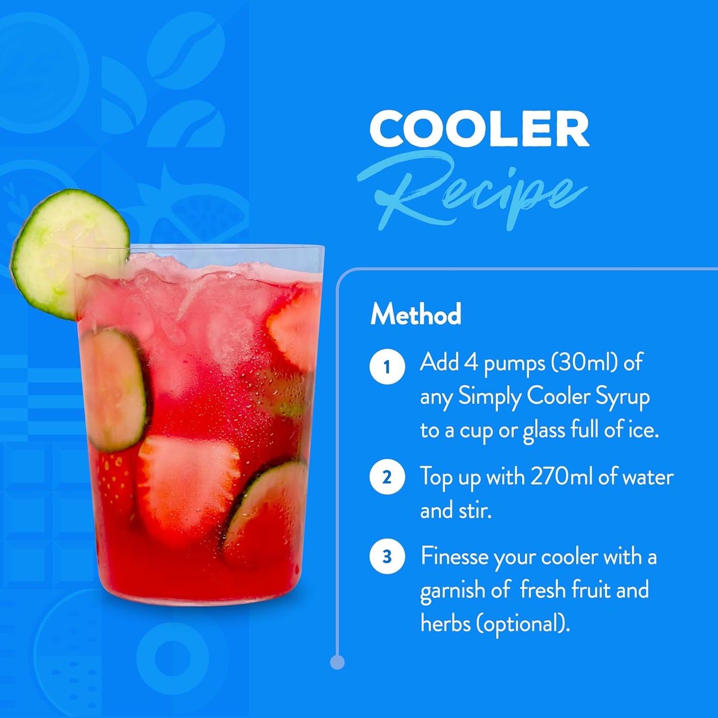 Simply Strawberry Basil Cucumber Cooler