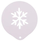 Snowflake Design 2 Latte Art Coffee Stencil