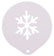 Snowflake Design 2 Latte Art Coffee Stencil