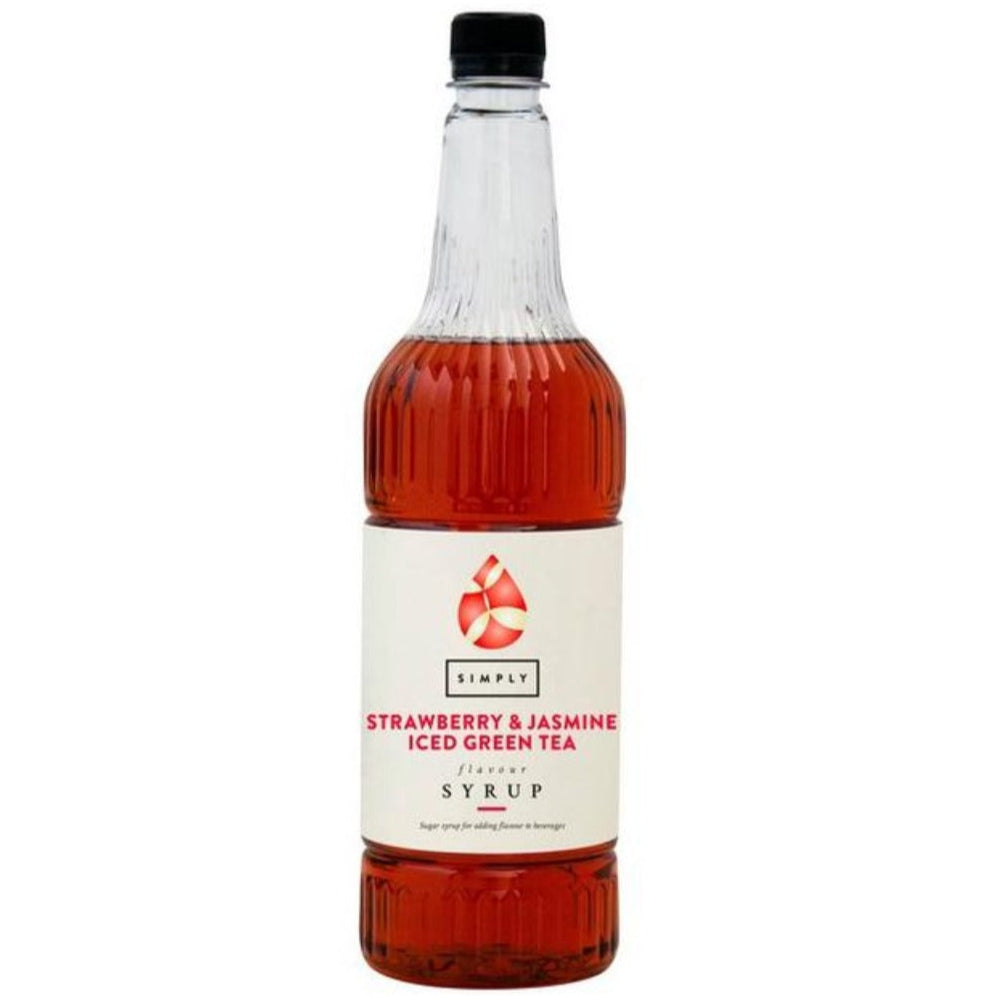 Simply Strawberry & Jasmine Iced Green Tea Syrup (1 litre)