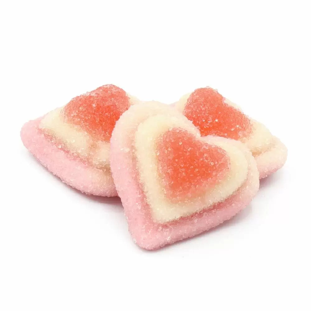 Strawberry and Cream Jelly Hearts 1kg
