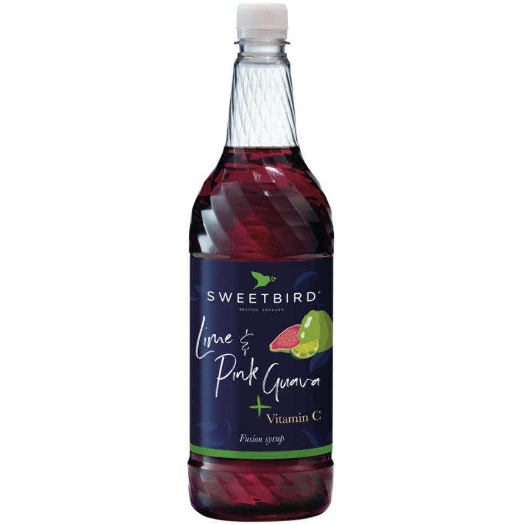 Sweetbird Lime &amp; Pink Guava Fusions+ Syrup (1 Litre)