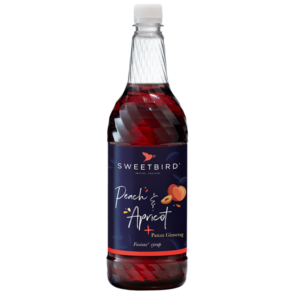 Sweetbird Peach & Apricot Fusion Syrup + Panax Ginseng