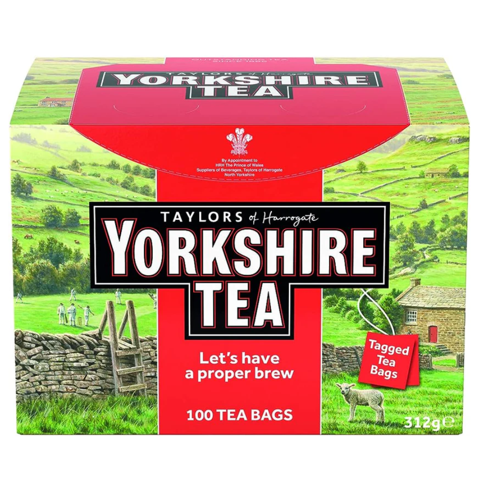 Taylors Of Harrogate Yorkshire Tagged Tea Bags 