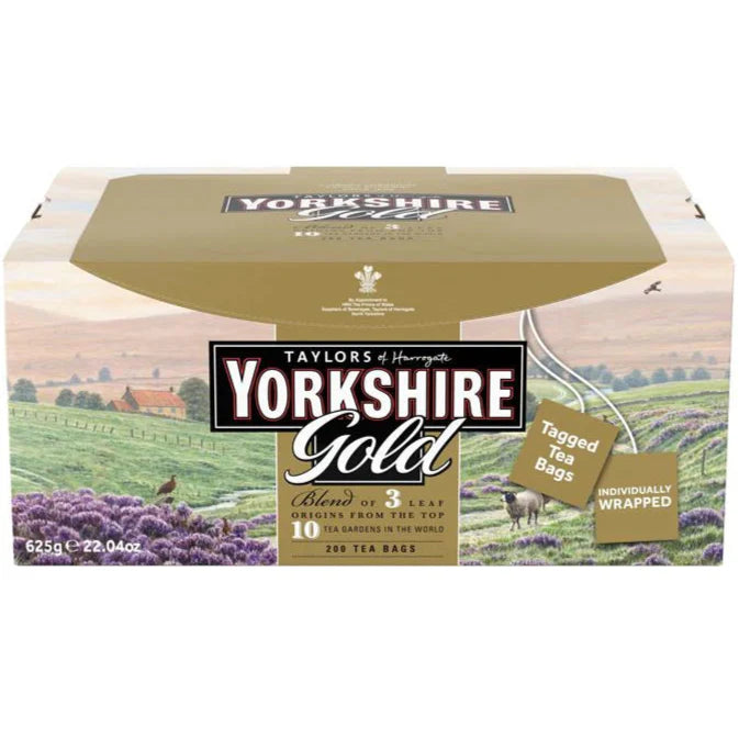 Taylors Of Harrogate Yorkshire Envelope Gold Tea Bags 200