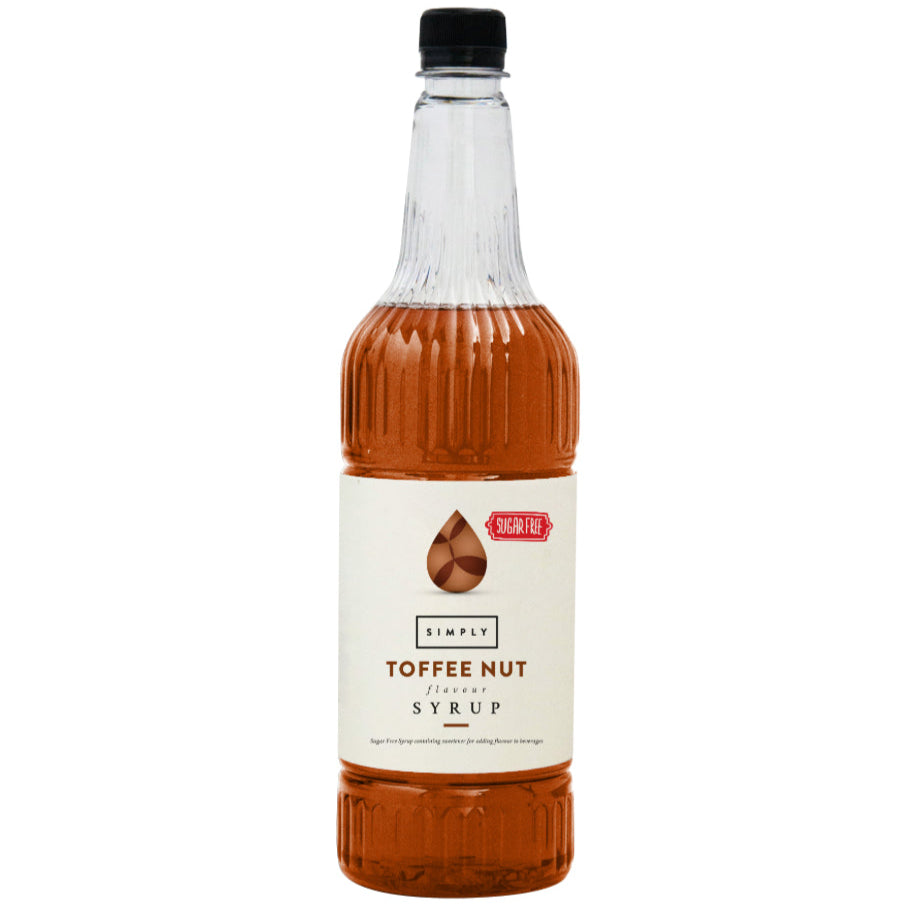 Simply Toffee Nut Sugar Free Syrup (1 Litre)